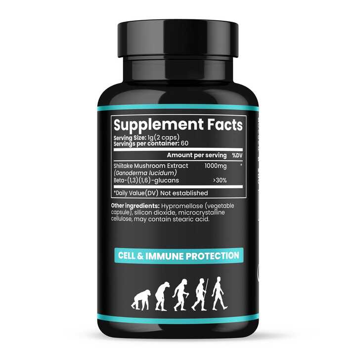 Shiitake Organic Mushroom Capsules